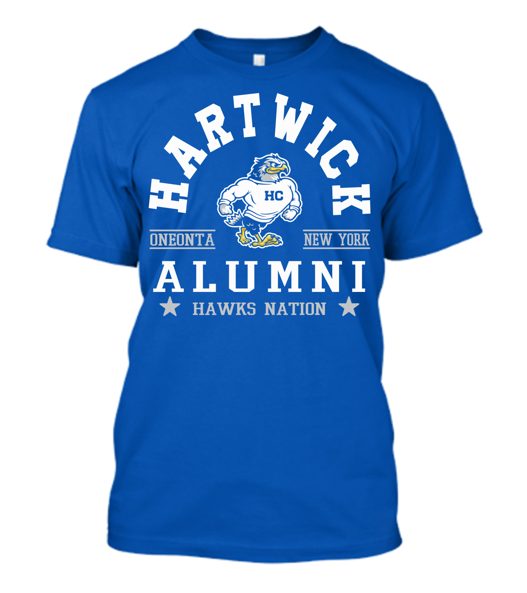 Hartwick College Alumni Hawks Nation Oneonta New York T-Shirt