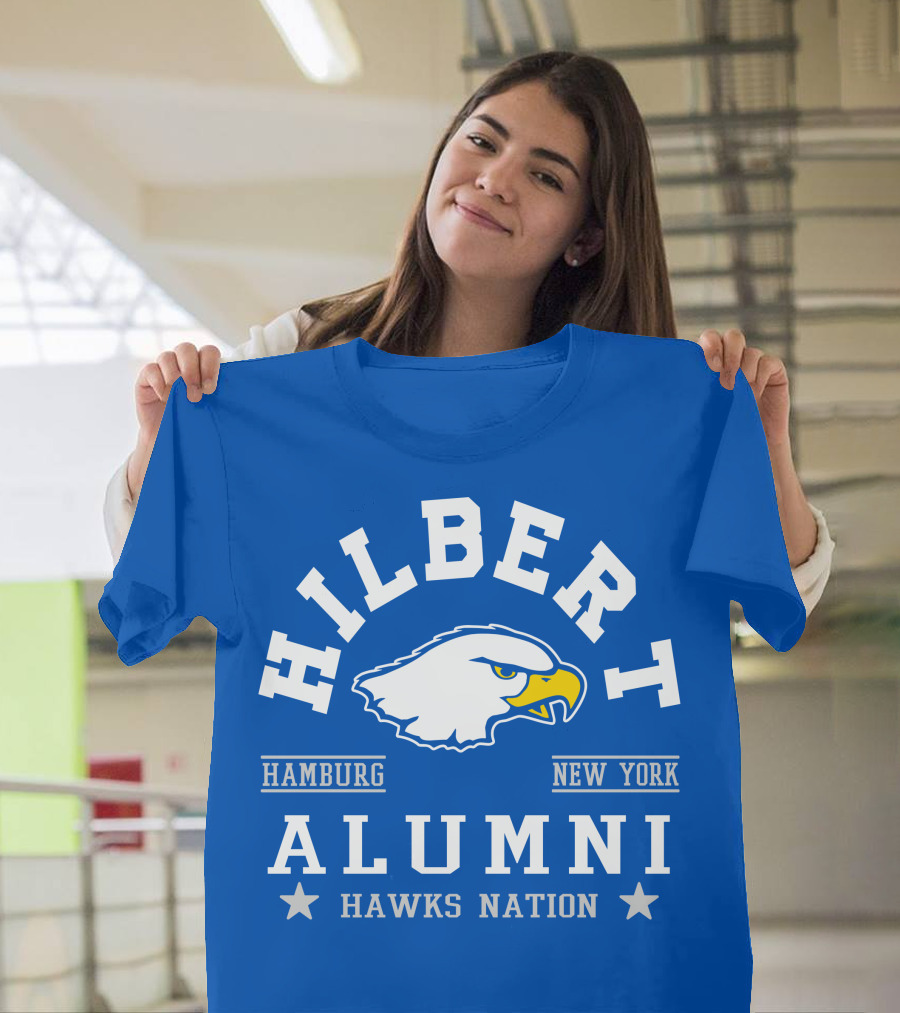 Hilbert Alumni Hamburg New York Hawks Nation T-Shirt