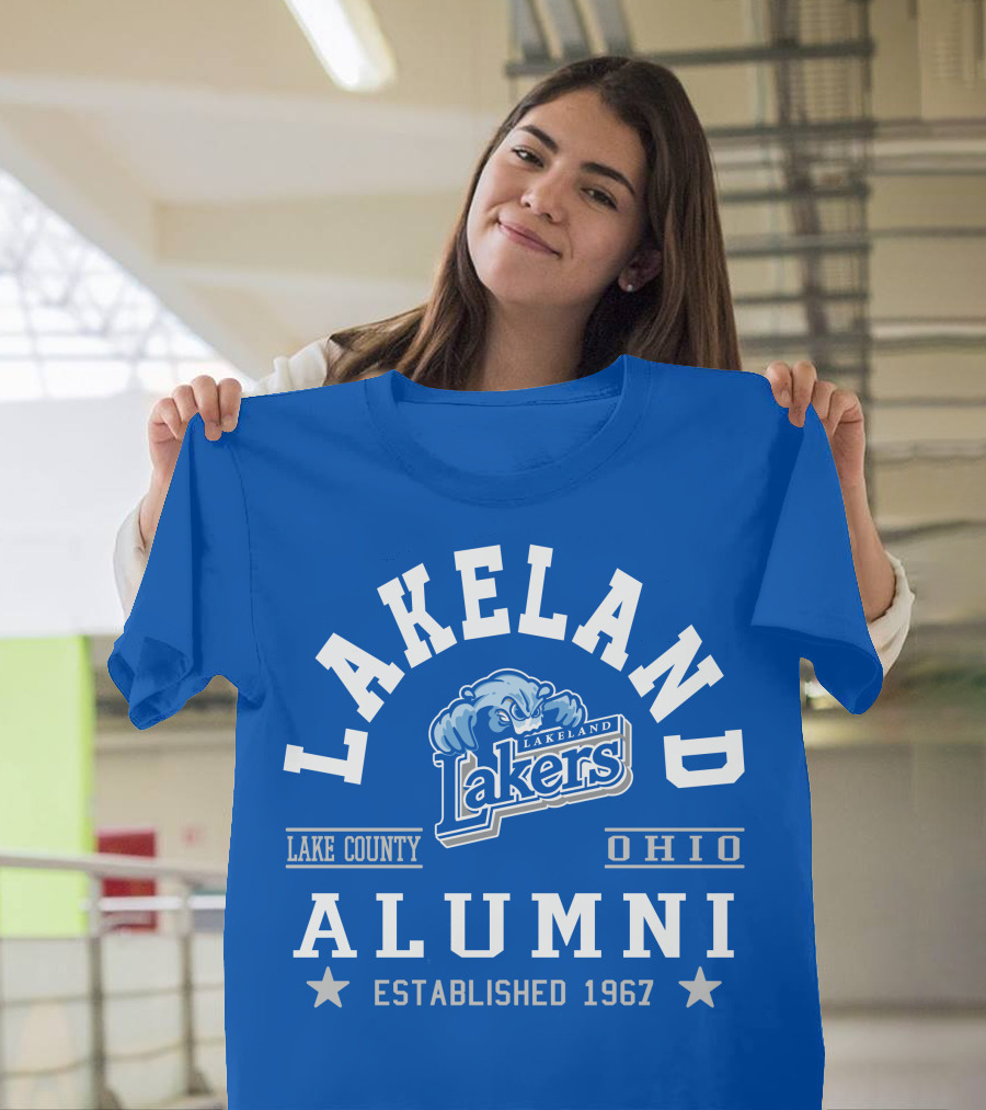 Lakeland Lakers Alumni Lake County Ohio Established 1967 T-Shirt