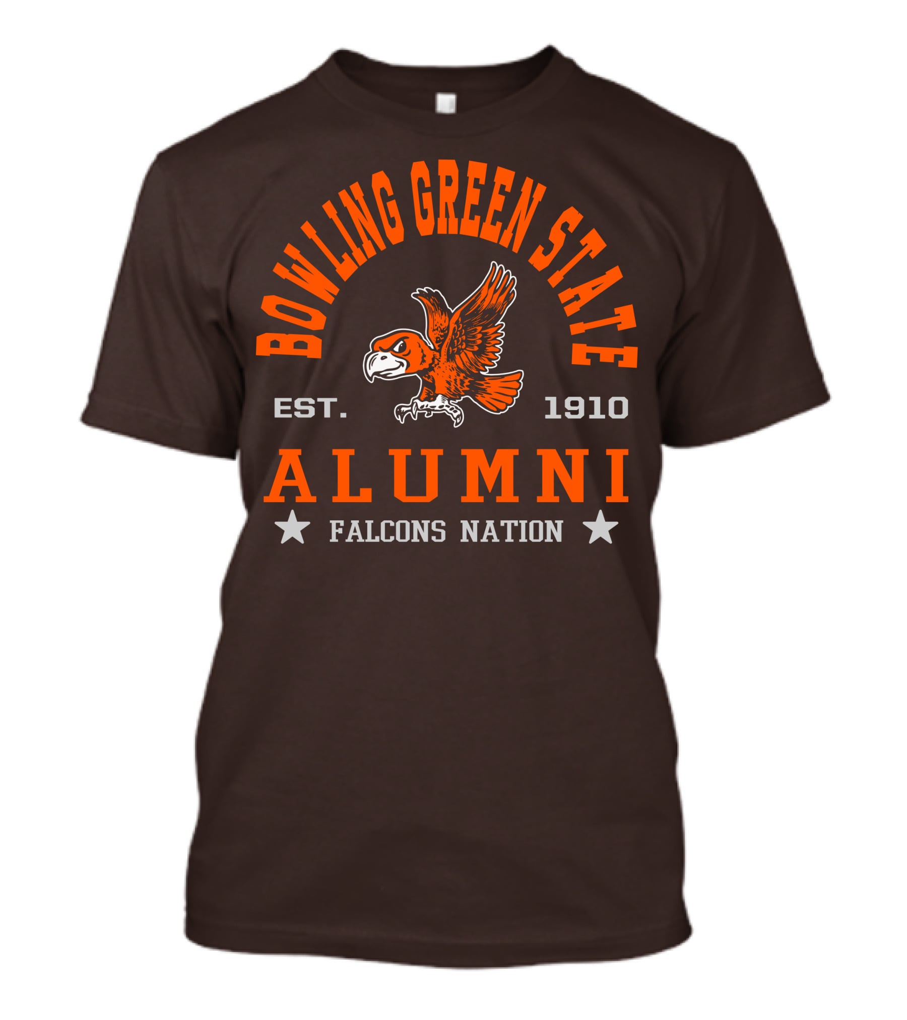 Bowling Green State University Falcons Alumni Est. 1910 Nation T-Shirt