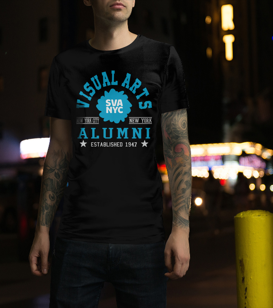 SVA NYC Visual Arts Alumni New York City Established 1947 T-Shirt