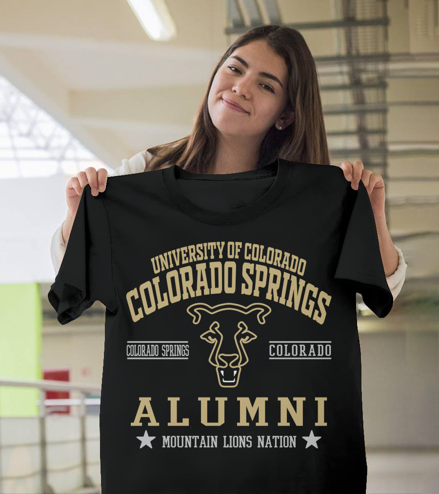 University Of Colorado Colorado Springs Alumni Mountain Lions Nation T-Shirt