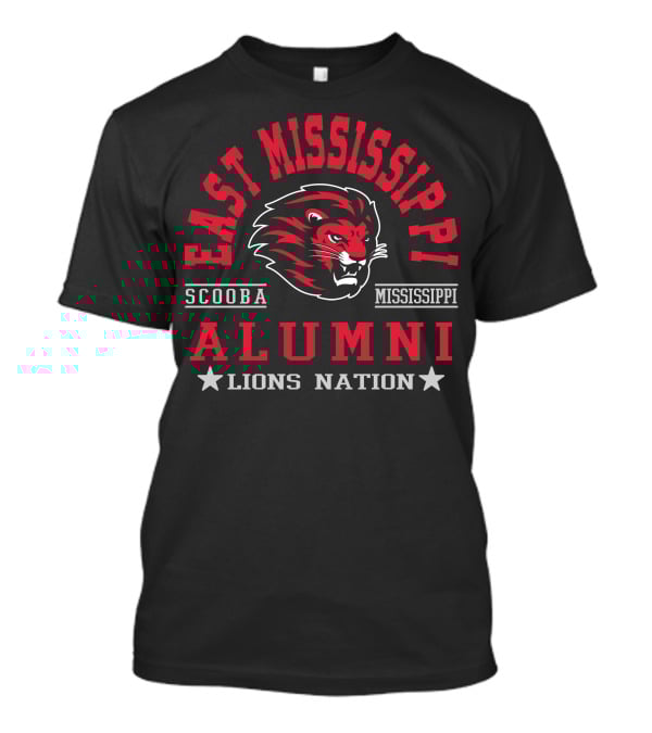 East Mississippi Alumni Lions Nation Scooba Mississippi T-Shirt