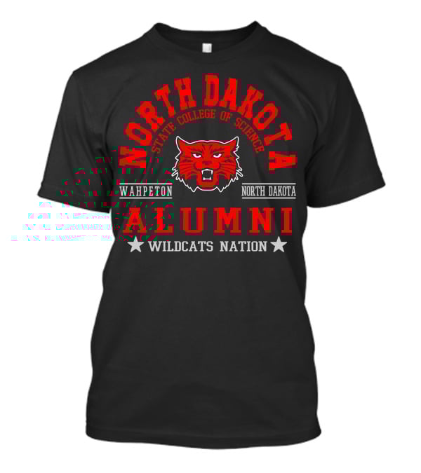 North Dakota State College Of Science Alumni Wildcats Nation Wahpeton North Dakota T-Shirt