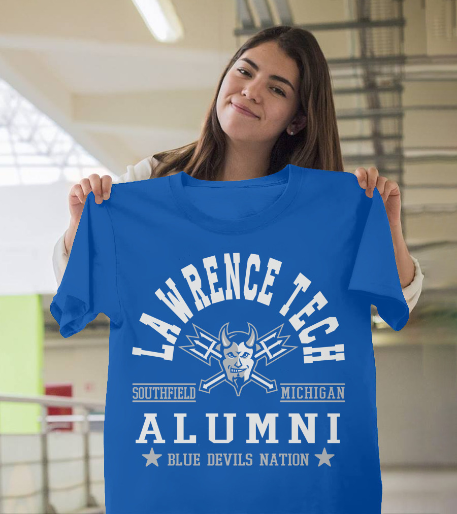 Lawrence Tech Southfield Michigan Alumni Blue Devils Nation T-Shirt