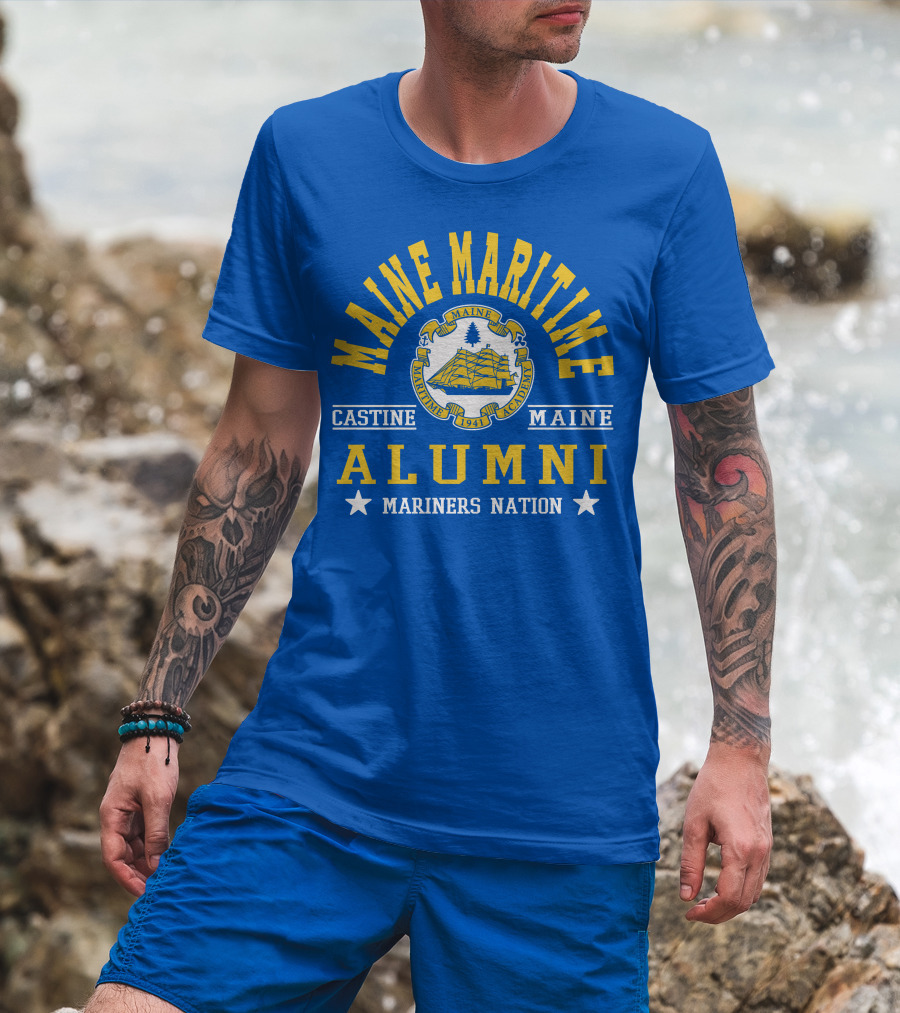 Maine Maritime Academy Castine Alumni Mariners Nation T-Shirt