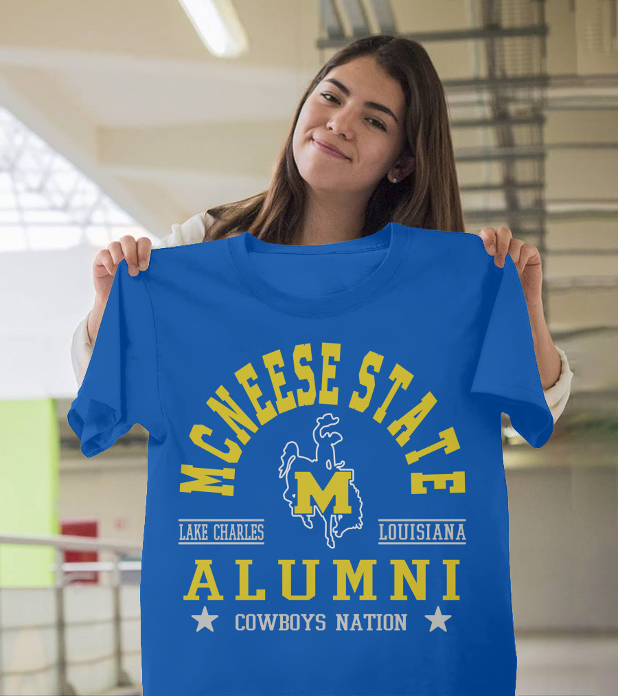 McNeese State University Alumni Cowboys Nation Lake Charles Louisiana T-Shirt