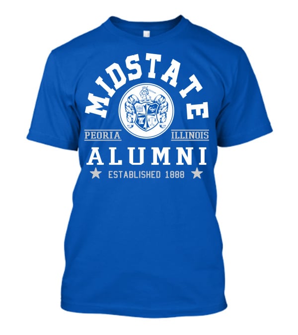 Midstate College Alumni Peoria Illinois Established 1888 T-Shirt