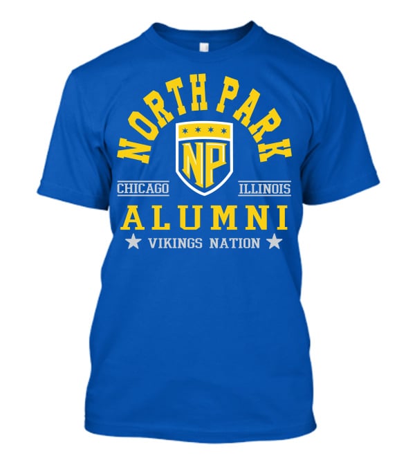 North Park Chicago Illinois Alumni Vikings Nation T-Shirt