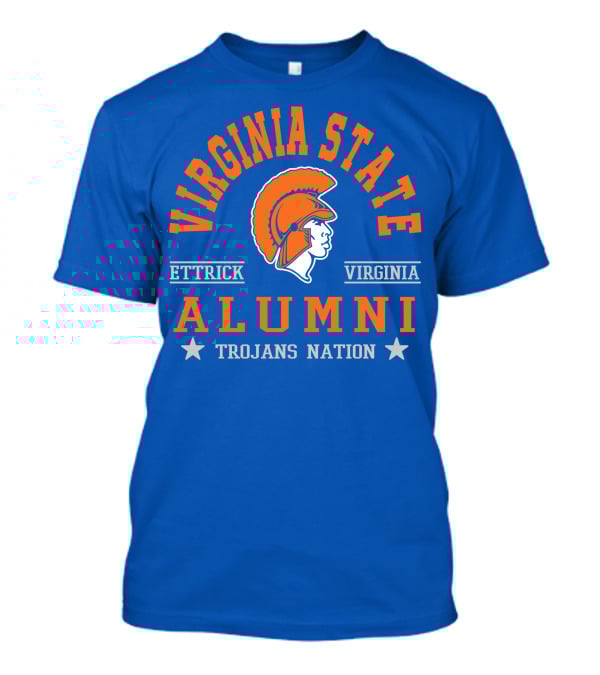 Virginia State Ettrick Alumni Trojans Nation T-Shirt
