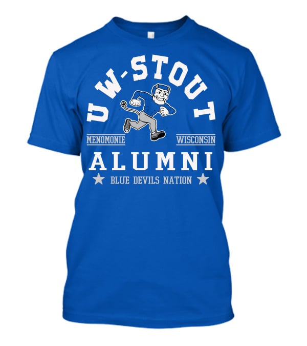 UW-Stout Alumni Blue Devils Nation Menomonie Wisconsin T-Shirt