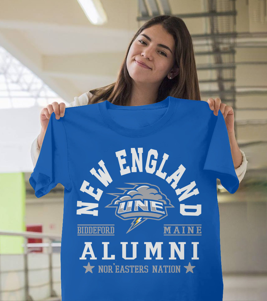 New England UNE Alumni Biddeford Maine Nor'easters Nation T-Shirt