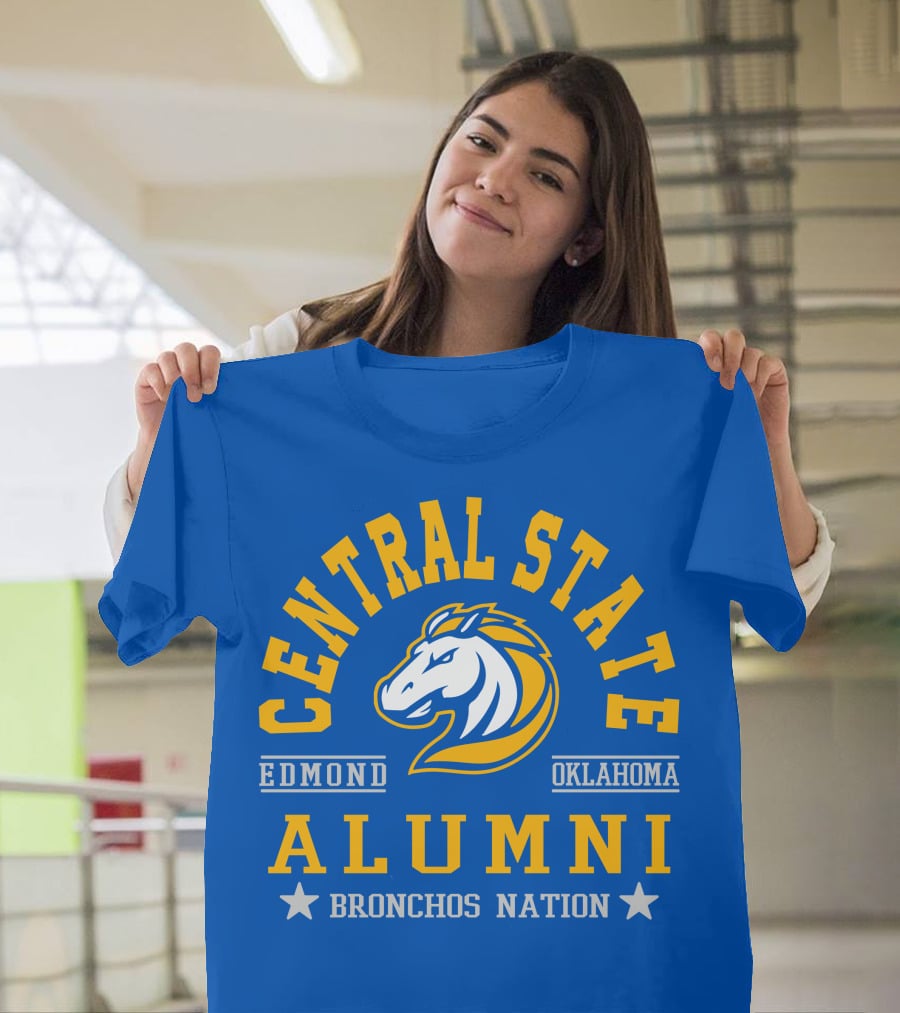 Central State Alumni Edmond Oklahoma Bronchos Nation T-Shirt
