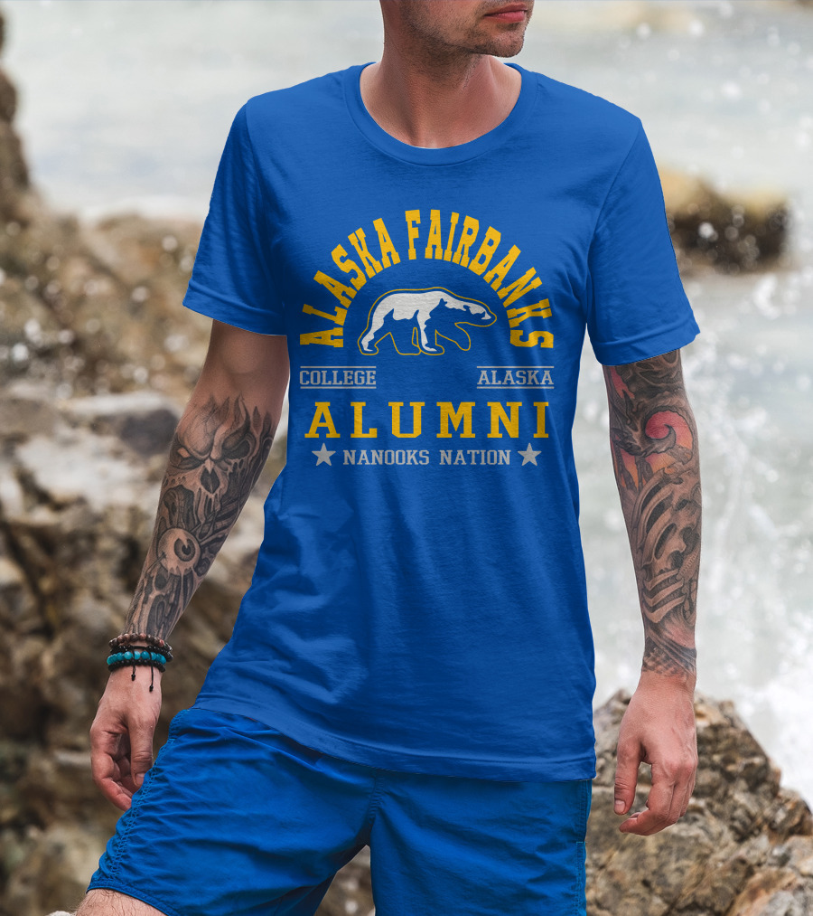 Alaska Fairbanks College Alaska Alumni Nanooks Nation T-Shirt