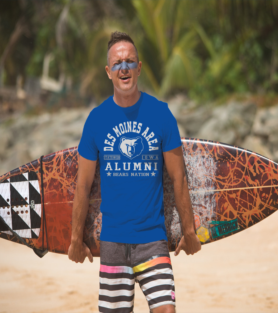Des Moines Area Statewide Iowa Alumni Bears Nation T-Shirt