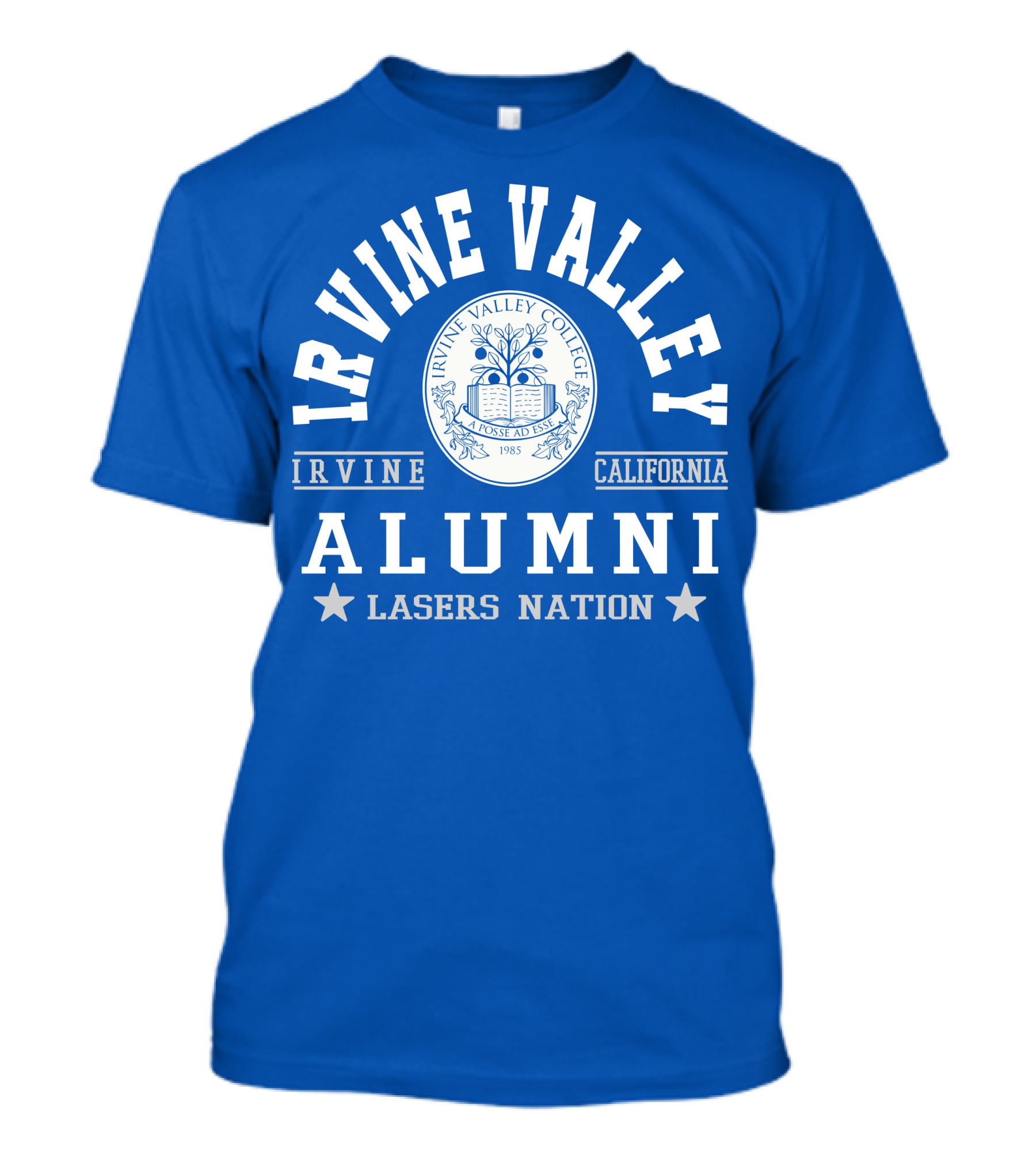 Irvine Valley College Alumni Lasers Nation Irvine California 1985 T-Shirt