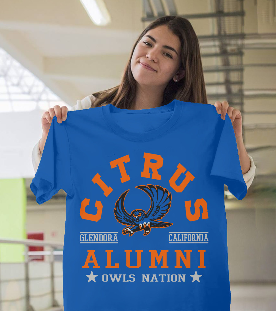 Citrus Alumni Owls Nation Glendora California T-Shirt
