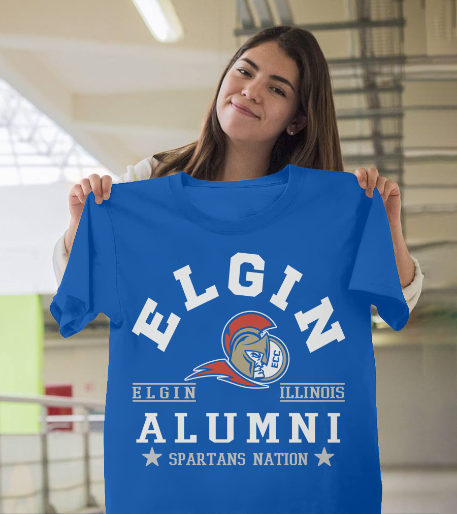 Elgin Illinois ECC Spartans Alumni Nation T-Shirt