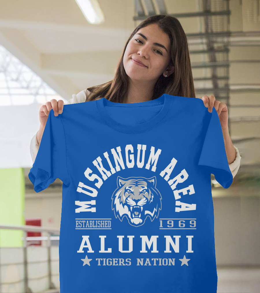 Muskingum Area Alumni Tigers Nation Established 1969 T-Shirt