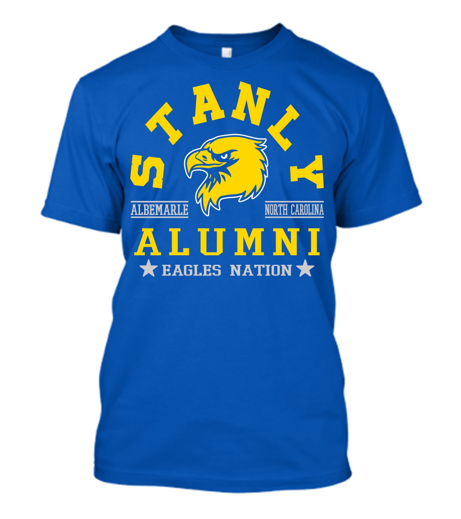 Stanly Alumni Albemarle North Carolina Eagles Nation T-Shirt