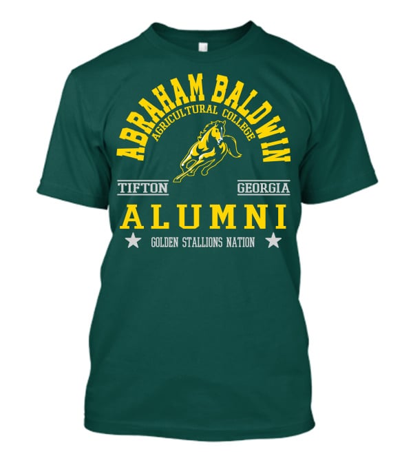 Abraham Baldwin Agricultural College Tifton Georgia Alumni Golden Stallions Nation T-Shirt