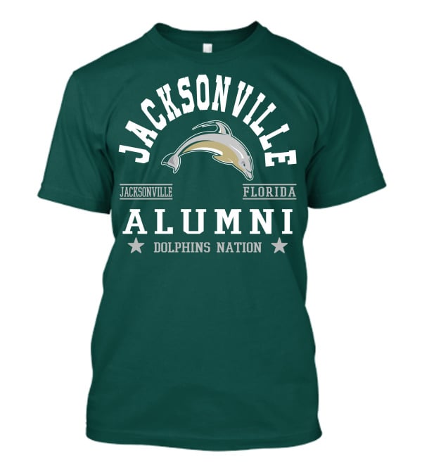 Jacksonville Florida Alumni Dolphins Nation T-Shirt