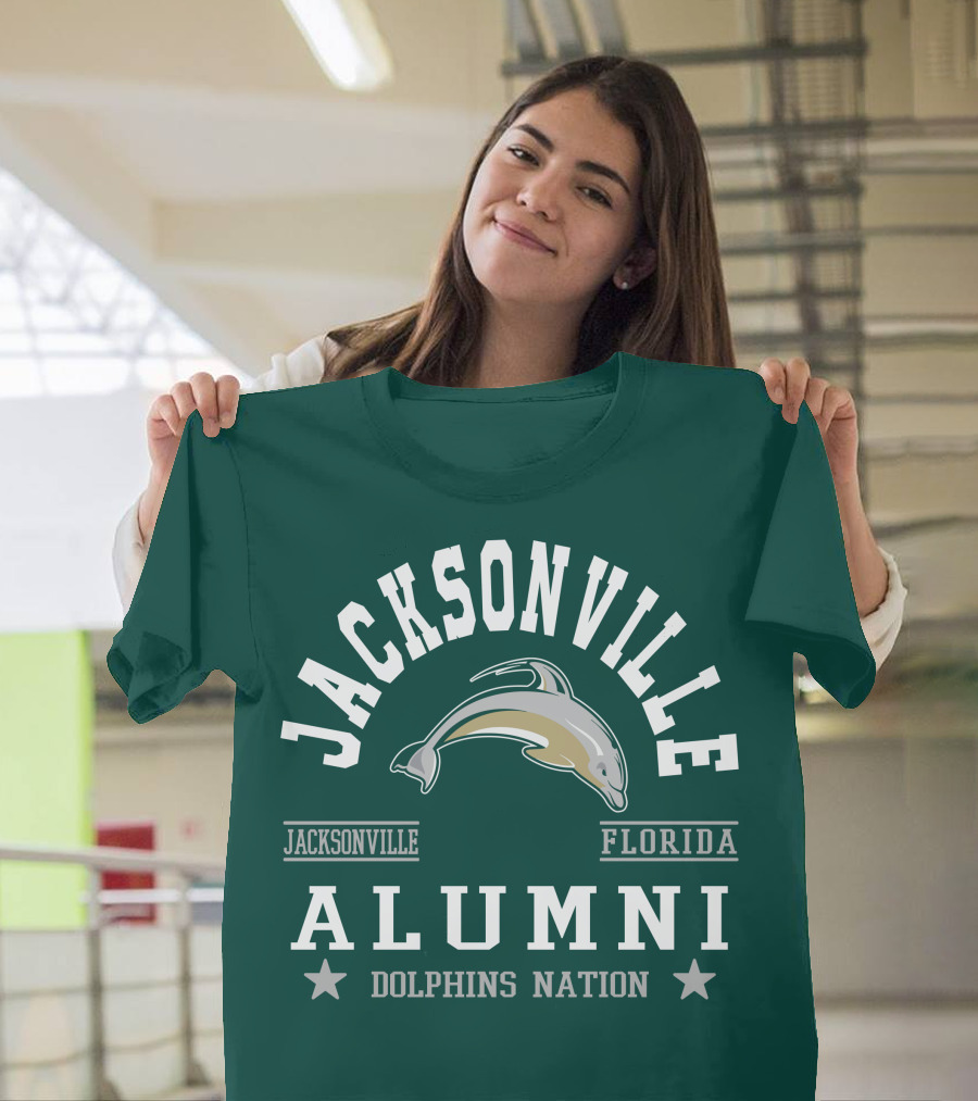 Jacksonville Florida Alumni Dolphins Nation T-Shirt