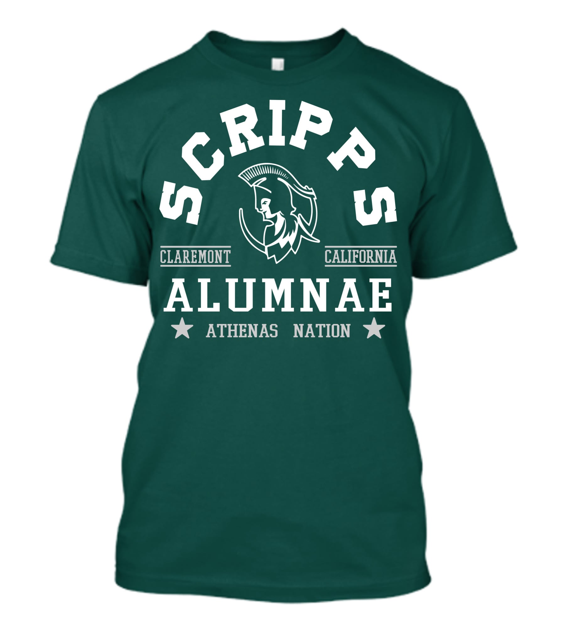 Scripps College Alumnae Claremont California Athenas Nation T-Shirt