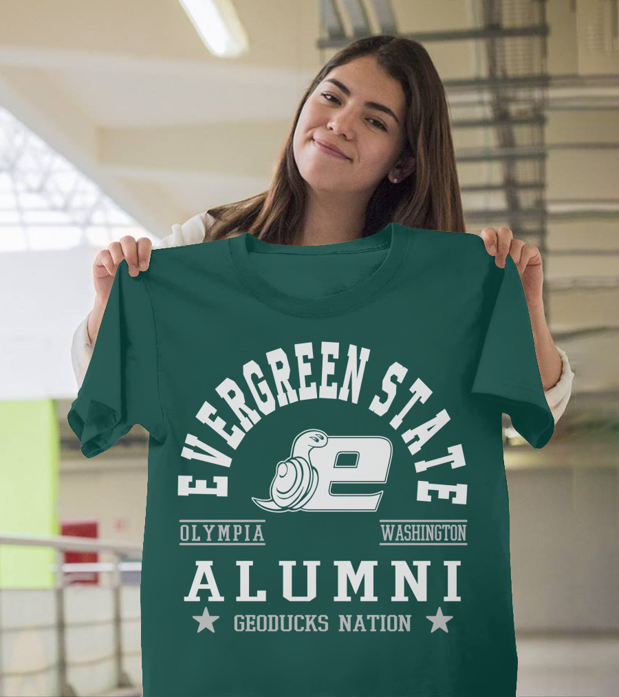 Evergreen State Geoducks Nation Alumni Olympia Washington T-Shirt