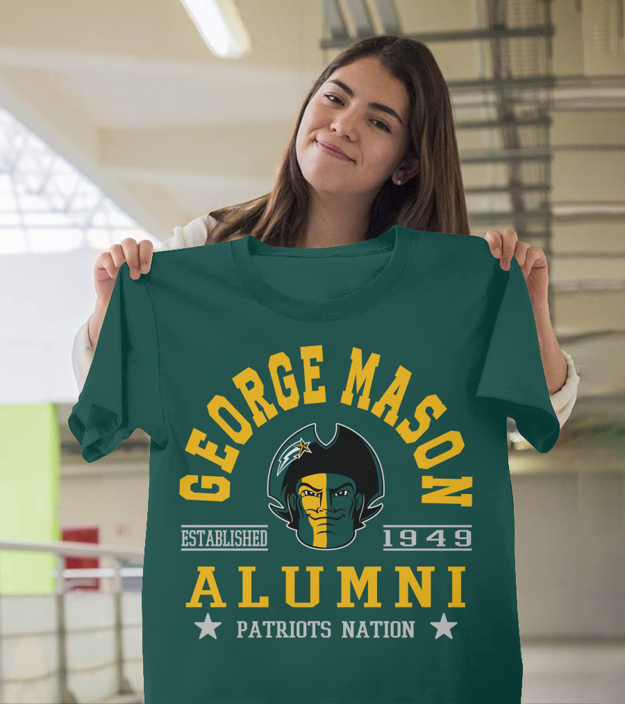 George Mason University Alumni Established 1949 Patriots Nation T-Shirt