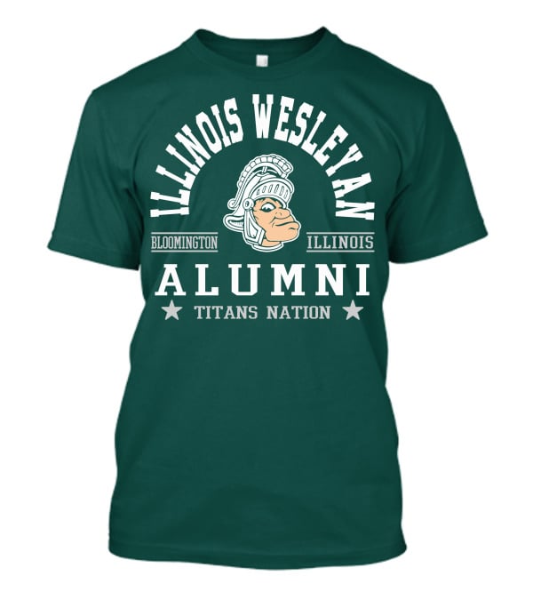 Illinois Wesleyan Alumni Titans Nation Bloomington Illinois T-Shirt