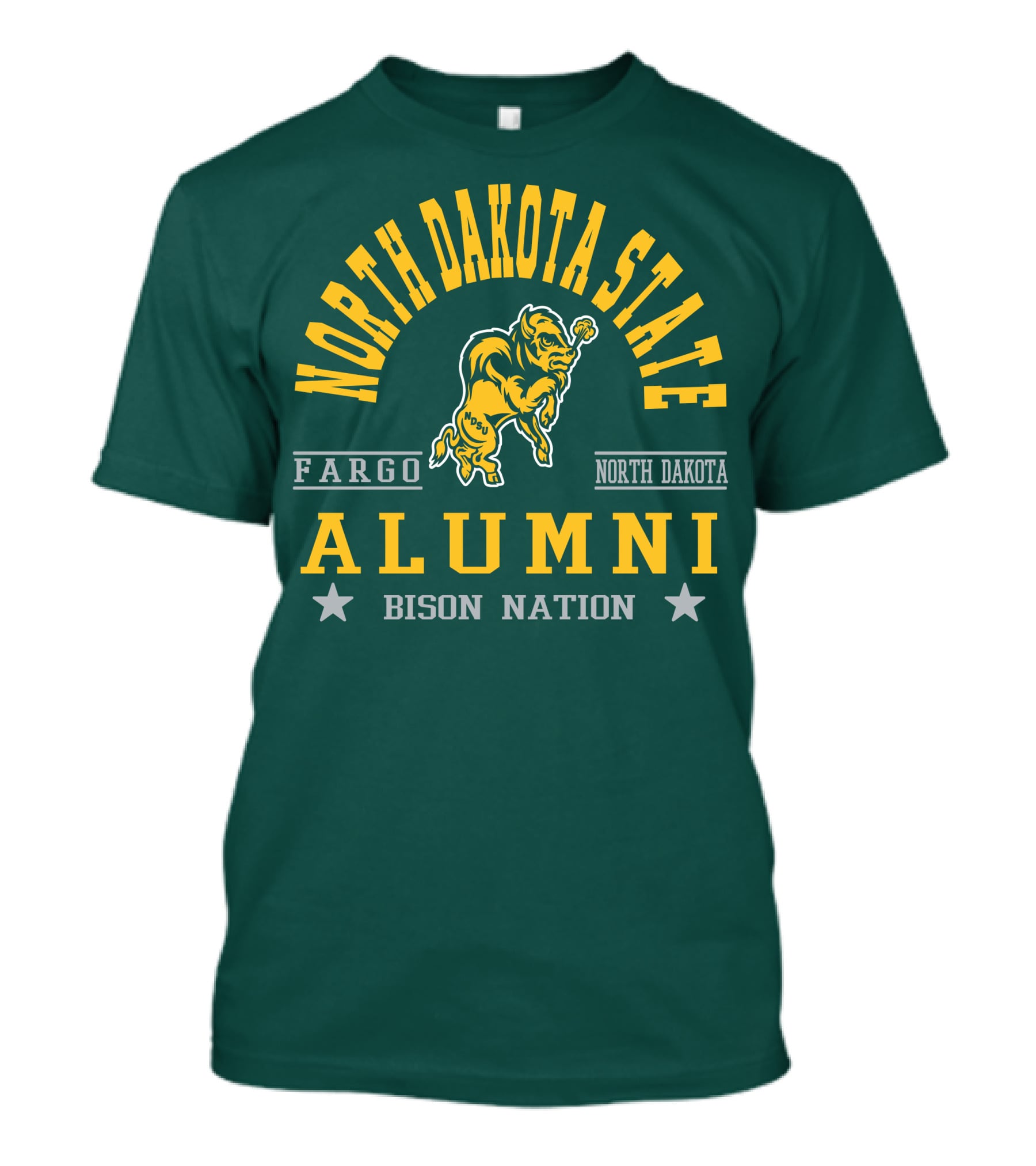 North Dakota State Fargo Alumni Bison Nation North Dakota T-Shirt