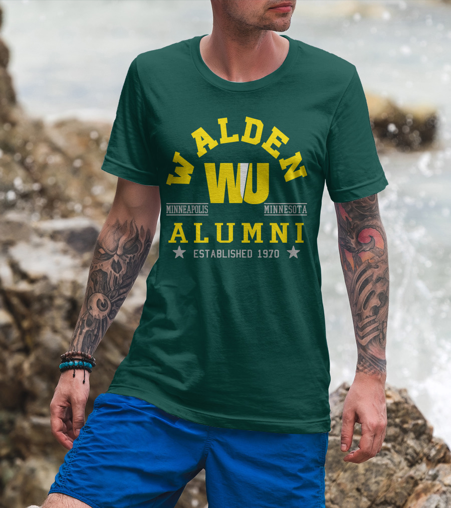 Walden University Alumni Minneapolis Minnesota Established 1970 WU T-Shirt