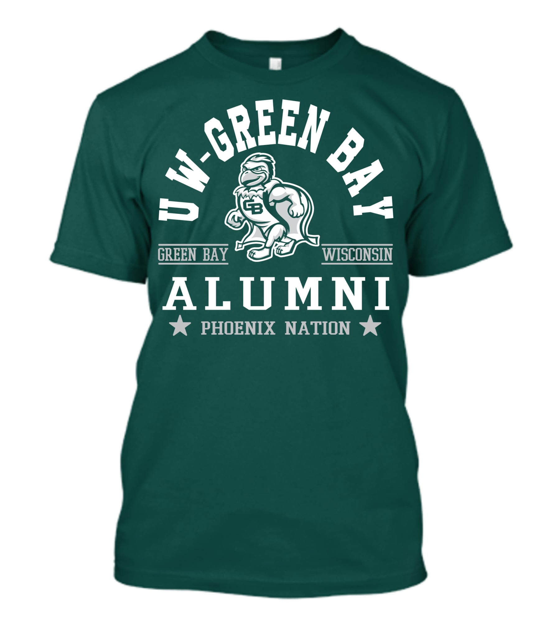 UW-Green Bay Phoenix Wisconsin Alumni Nation T-Shirt
