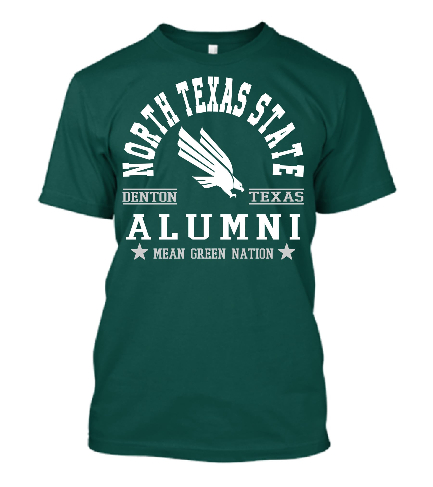North Texas State Denton Texas Alumni Mean Green Nation T-Shirt