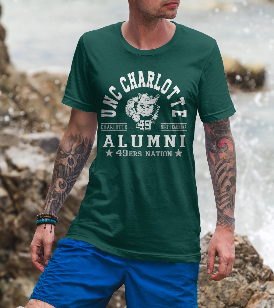 UNC Charlotte Alumni 49ers Nation Charlotte North Carolina T-Shirt