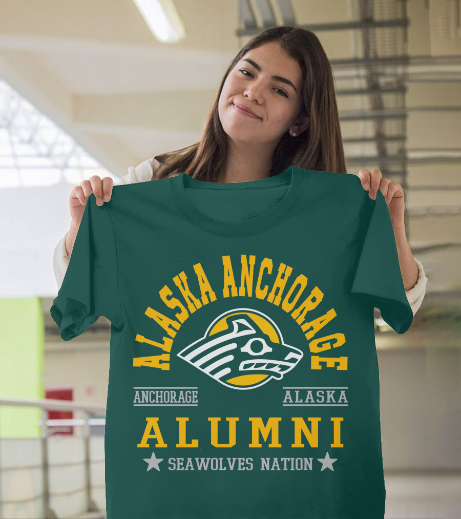 Alaska Anchorage Alumni Seawolves Nation T-Shirt