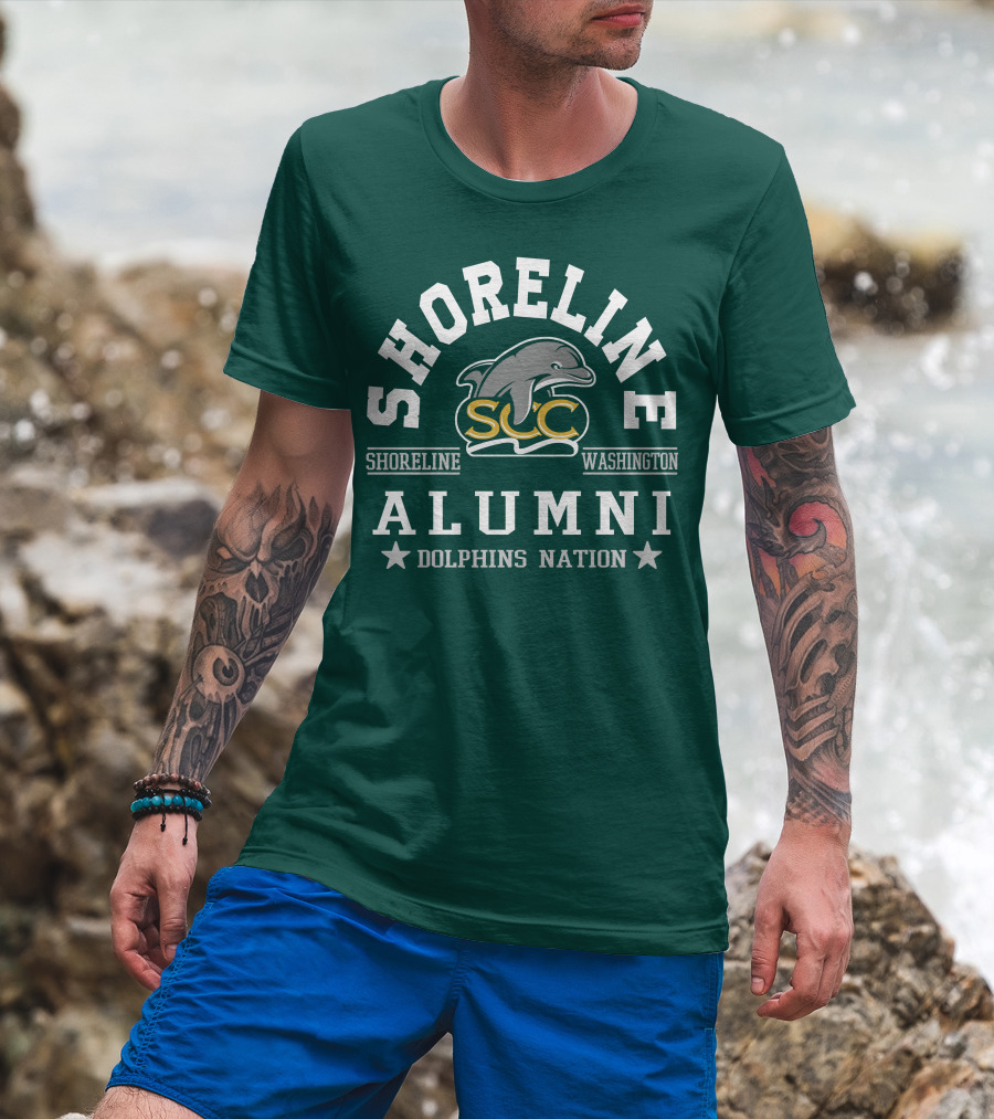 Shoreline Washington SCC Alumni Dolphins Nation T-Shirt