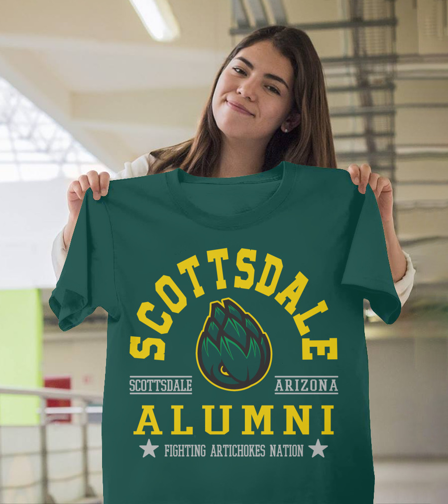 Scottsdale Arizona Alumni Fighting Artichokes Nation T-Shirt