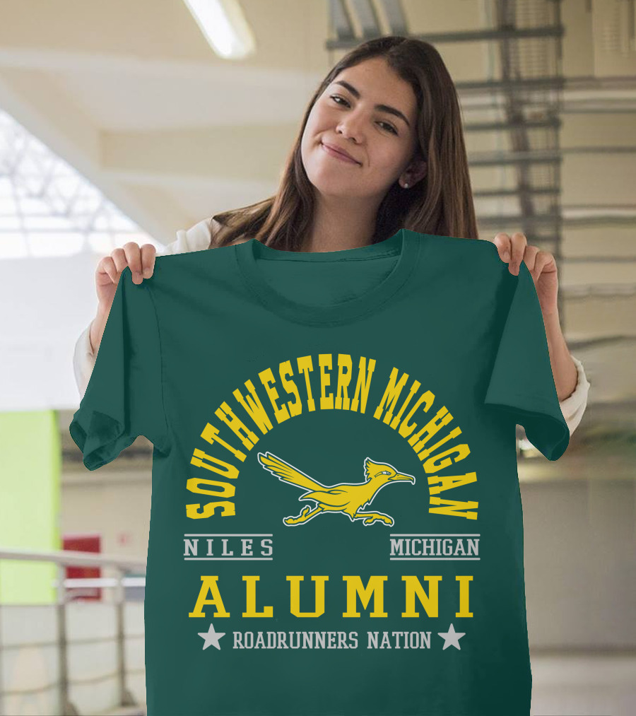 Southwestern Michigan Niles Alumni Roadrunners Nation T-Shirt