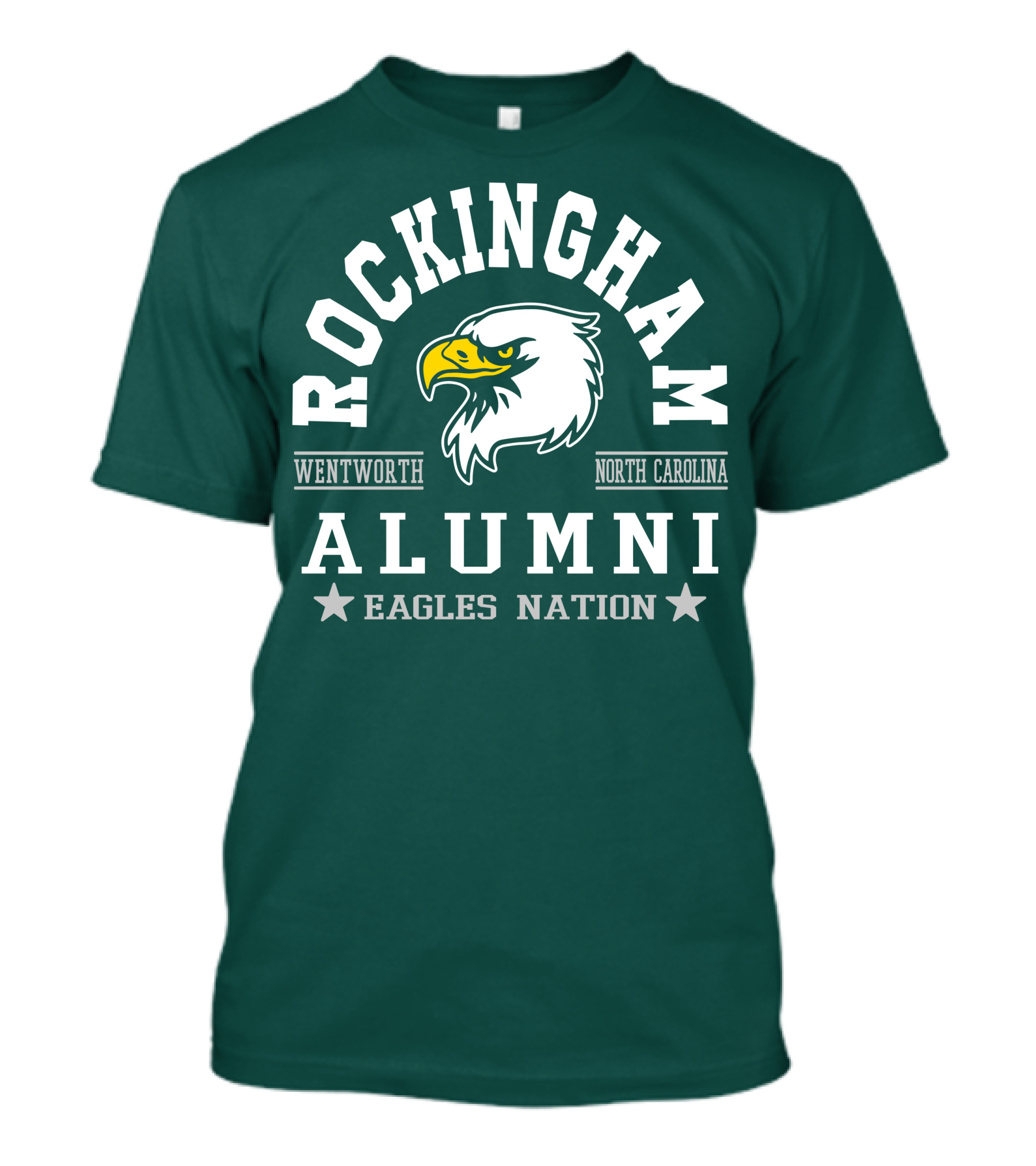 Rockingham Wentworth North Carolina Alumni Eagles Nation T-Shirt
