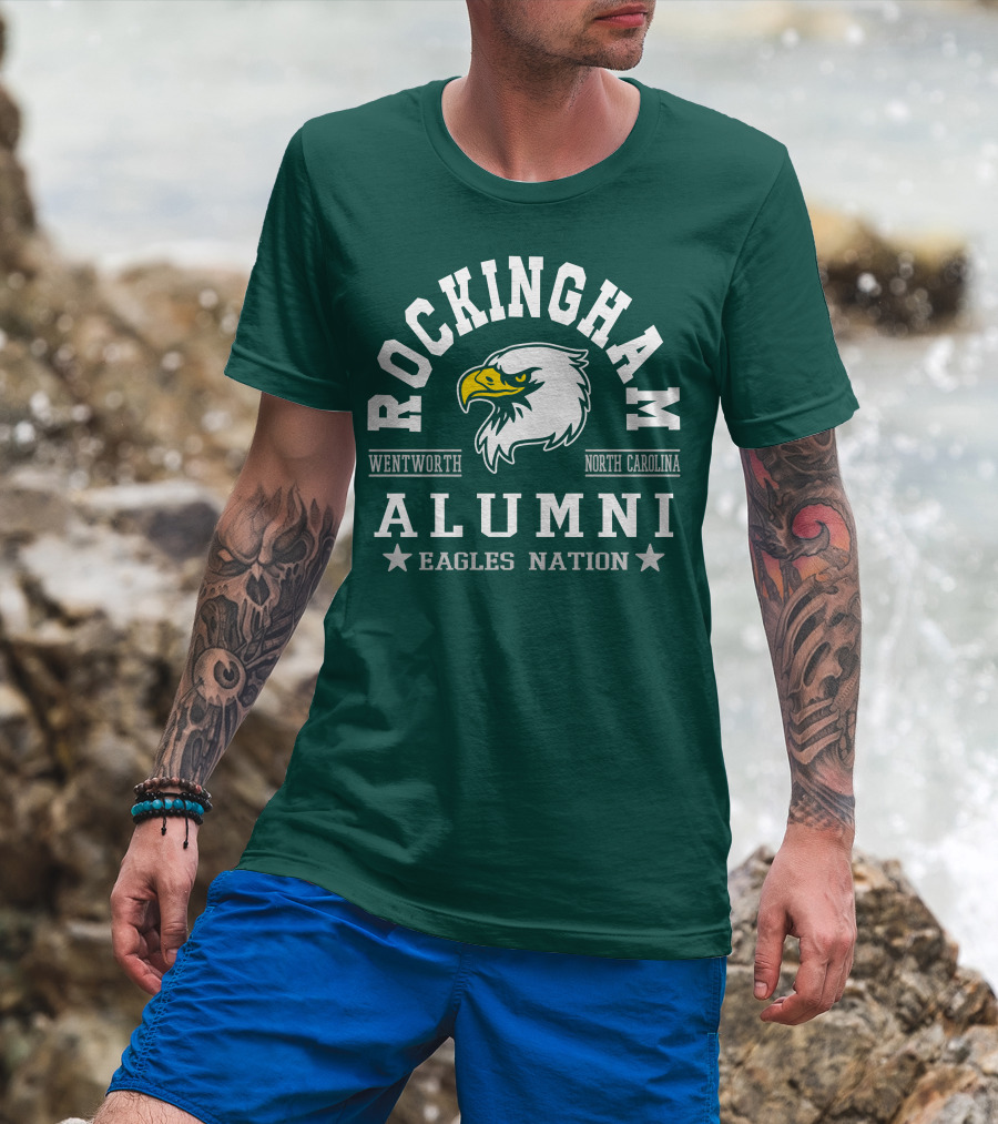 Rockingham Wentworth North Carolina Alumni Eagles Nation T-Shirt