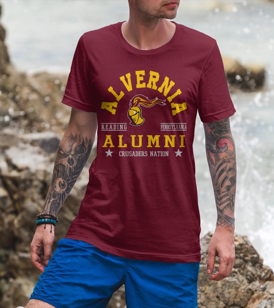 Alvernia Alumni Reading Pennsylvania Crusaders Nation T-Shirt