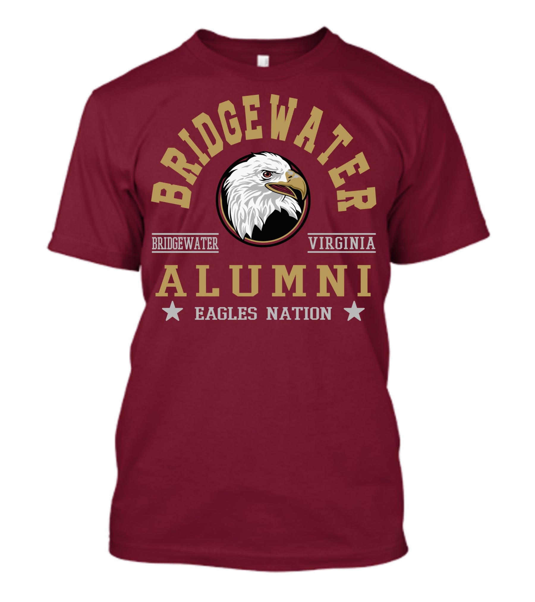 Bridgewater Virginia Alumni Eagles Nation T-Shirt