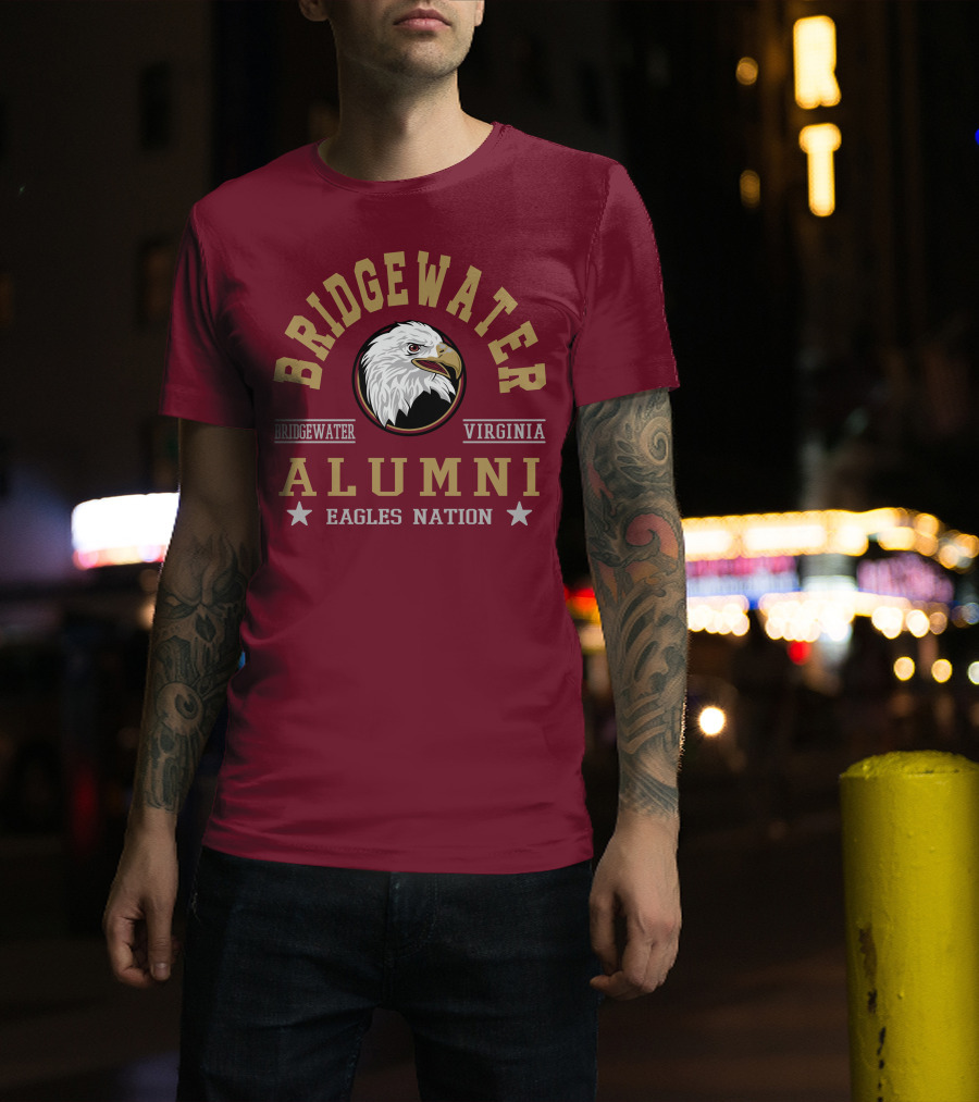 Bridgewater Virginia Alumni Eagles Nation T-Shirt