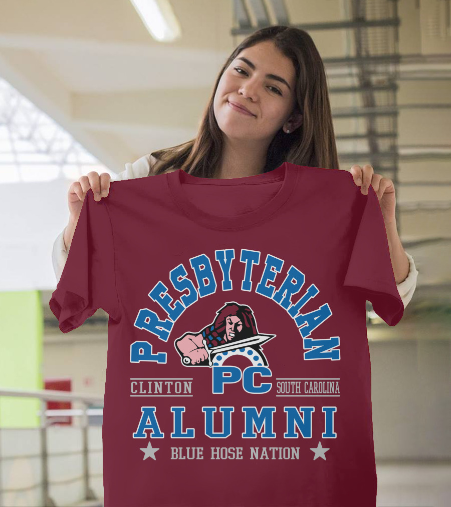 Presbyterian College PC Blue Hose Clinton South Carolina Alumni Nation T-Shirt