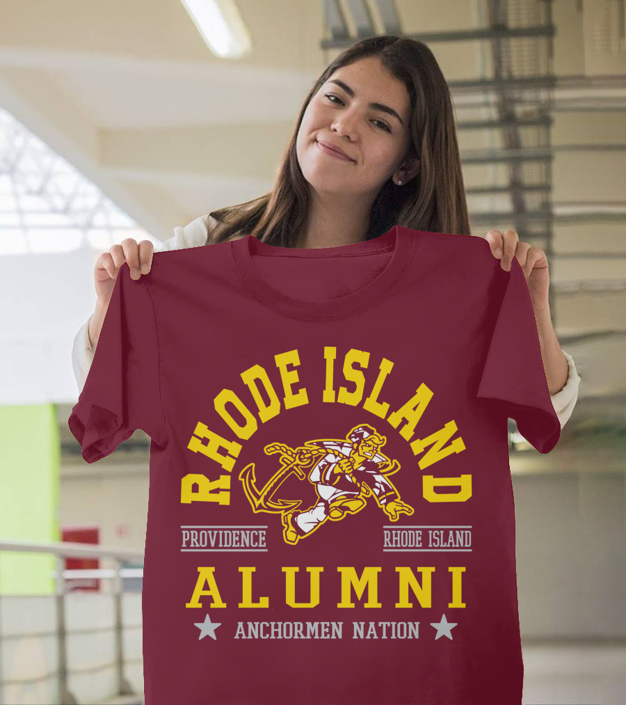 Rhode Island Alumni Providence Anchormen Nation T-Shirt