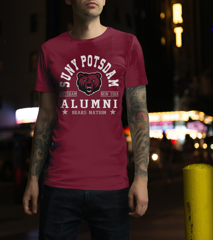 SUNY Potsdam Alumni Bears Nation New York T-Shirt