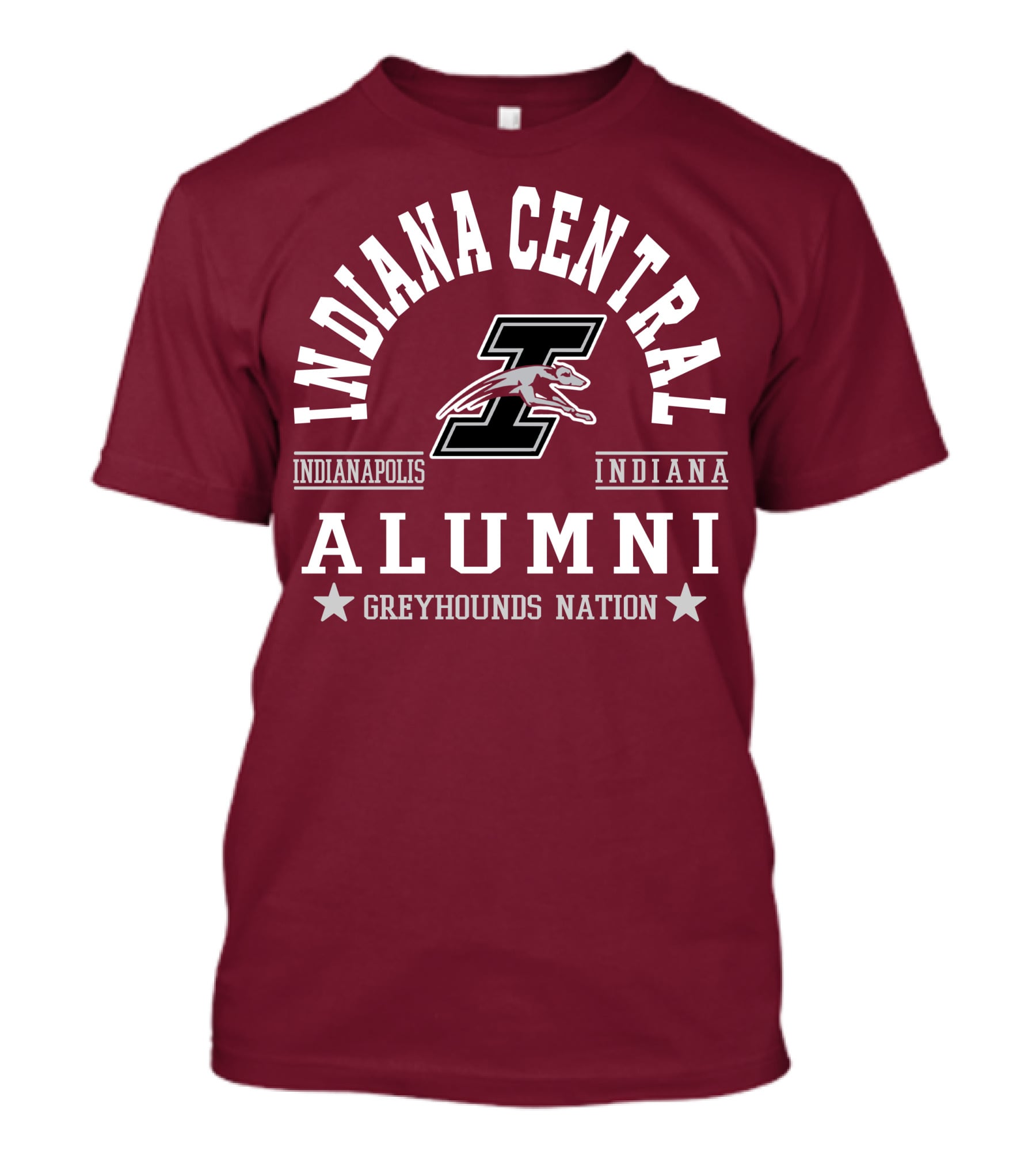 Indiana Central Alumni Indianapolis Indiana Greyhounds Nation T-Shirt