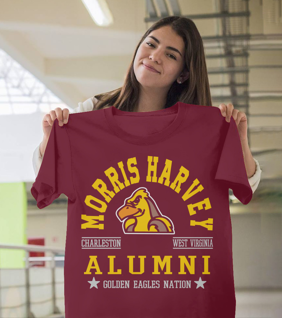 Morris Harvey College Alumni Charleston West Virginia Golden Eagles Nation T-Shirt